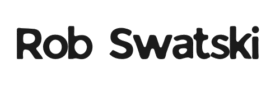The author's name, Rob Swatski, typed in black font.